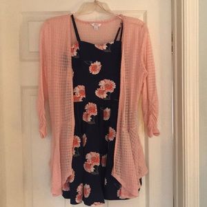 Girls sundress and sweater